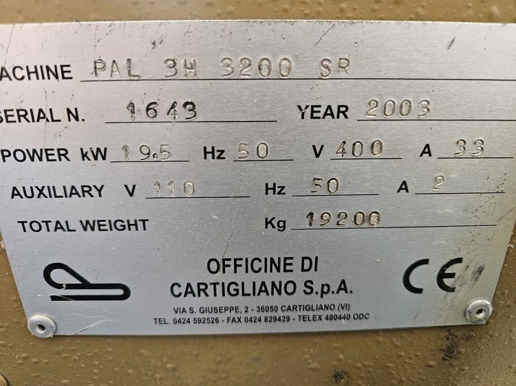 Staking machines - Cartigliano - 3H 3200